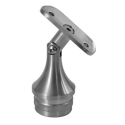 Držiak madla s kĺbom na trubku ø 42,4 mm, brúsená AISI 304 Držiak madla s kĺbom na trubku ø 42,4 mm, brúsená AISI 304